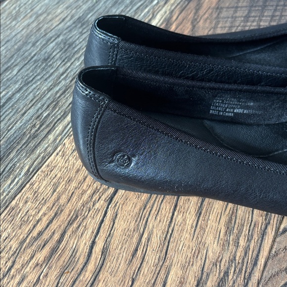 Born Black Ballet Flat Shoe Slipper Loafer Genuine Leather Women’s Size 8.5 - Picture 3 of 7